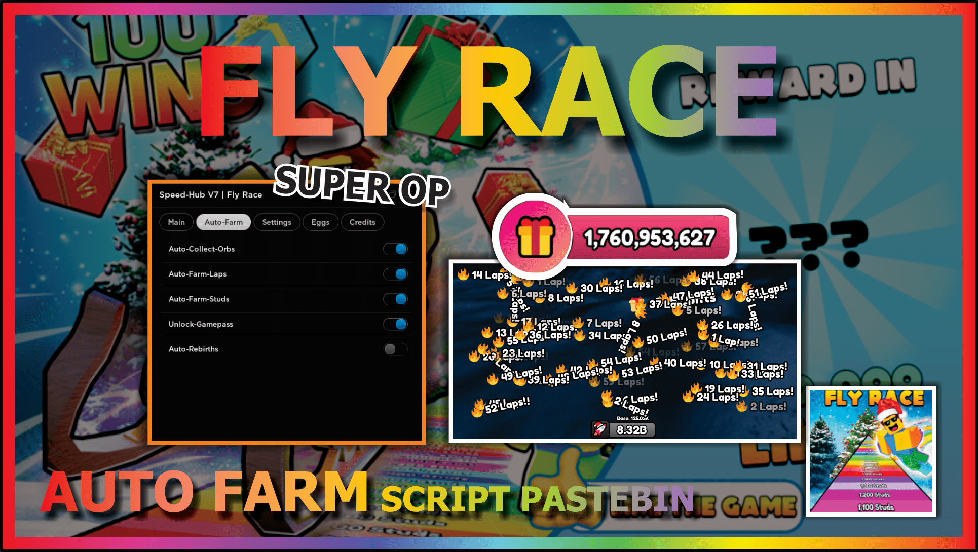 Скрипт на race. UI Racing scripts. Fly script by me_OZONEYT.