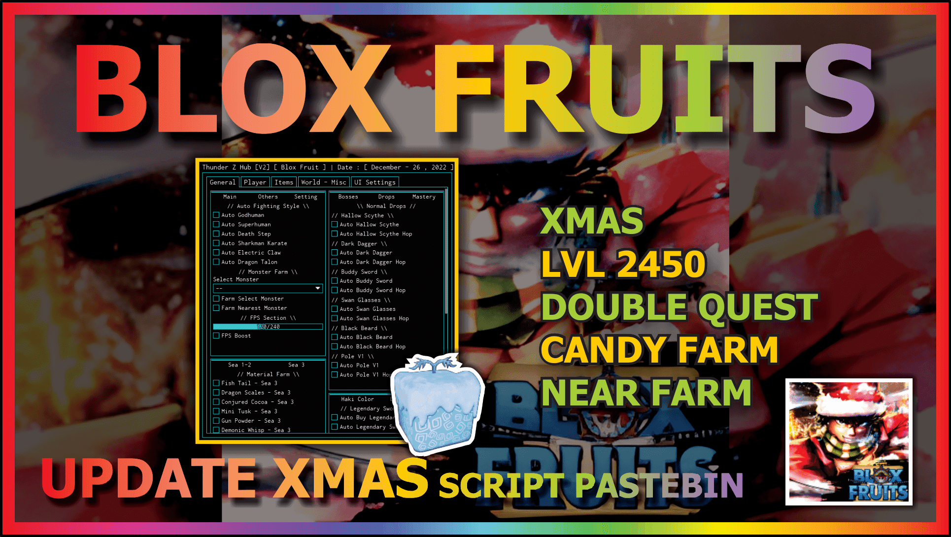 blox fruits script update xmas – ScriptPastebin