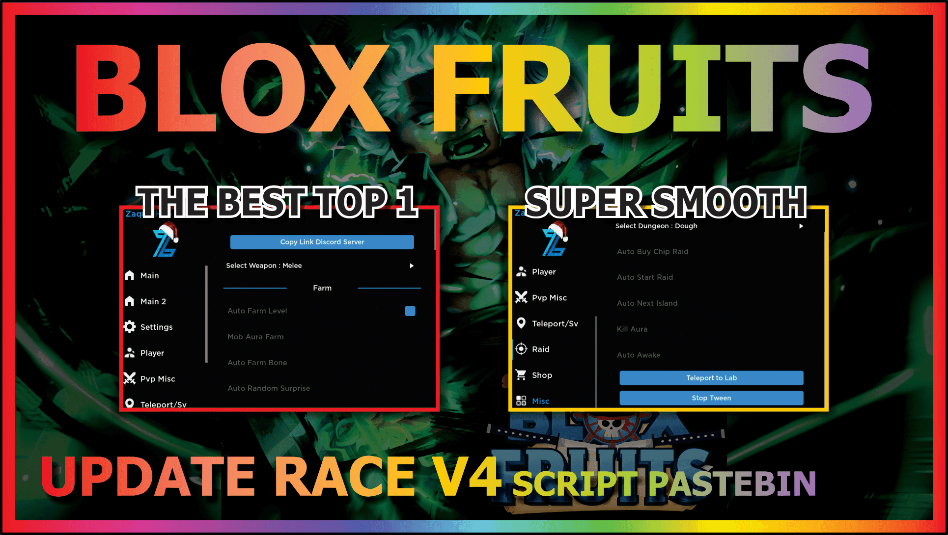 BLOX FRUITS Script Pastebin 2023 UPDATE 20 AUTO FARM LVL 2550