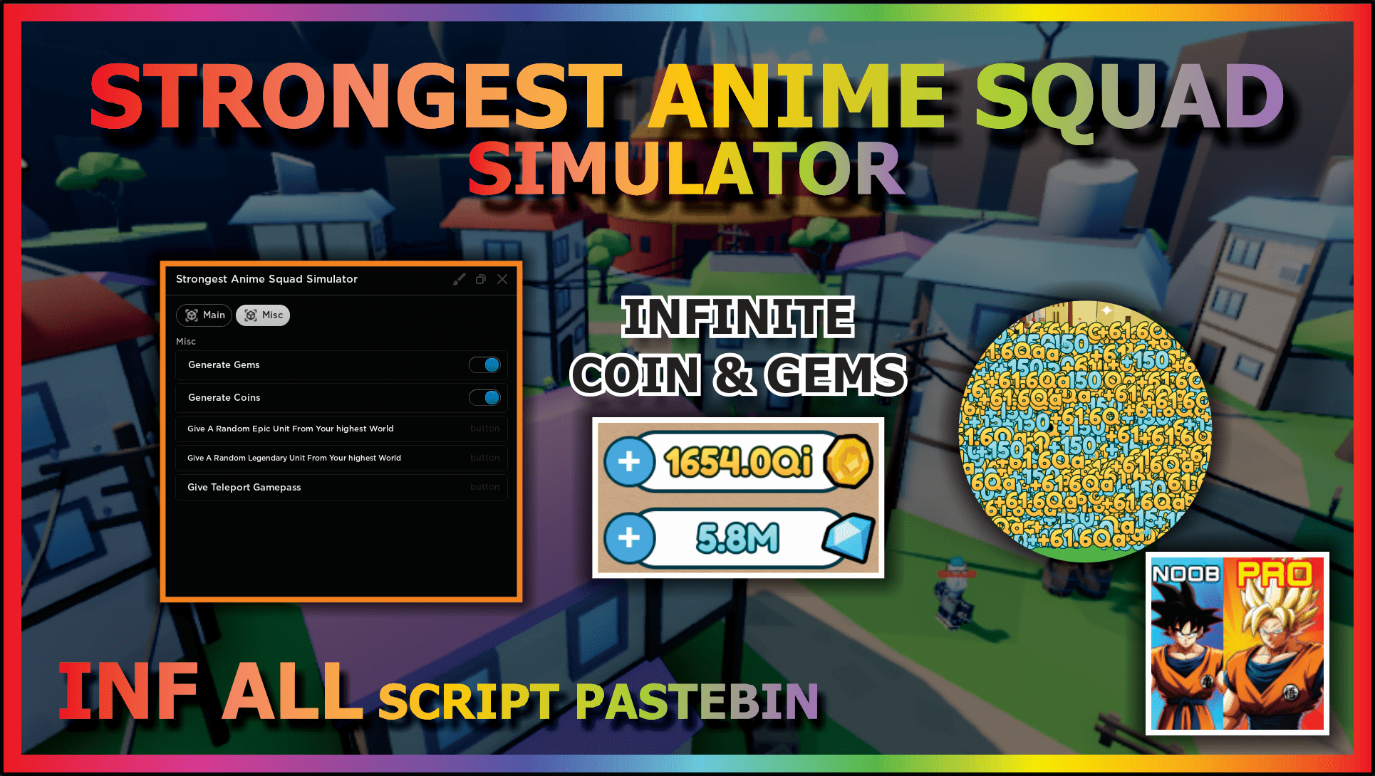Strongest Anime Squad Simulator codes