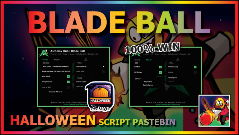 BLADE BALL (100% WIN)🎃