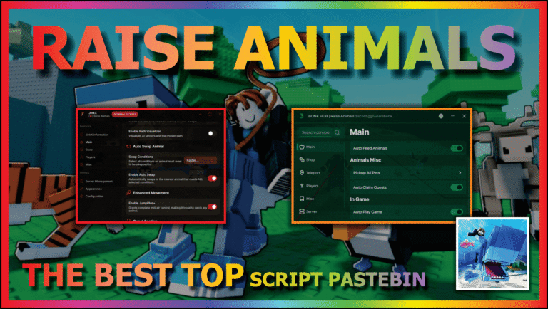 Raise Animals Script (JinkX Hub)