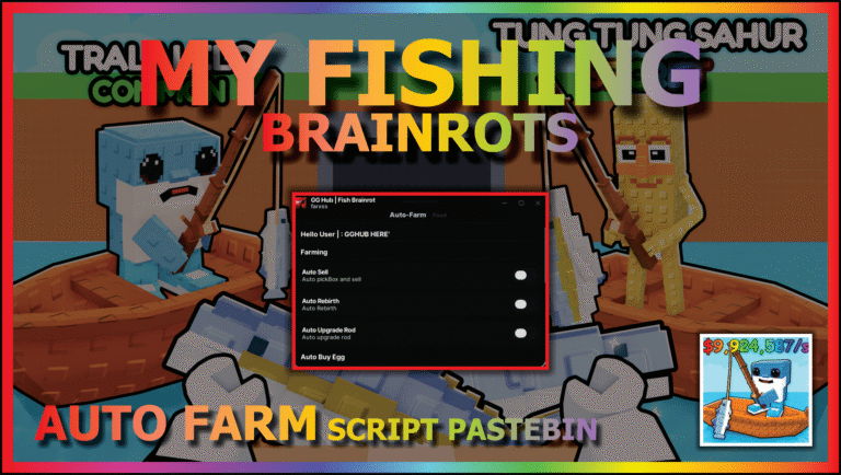 My Fishing Brainrots Script (GG Hub)