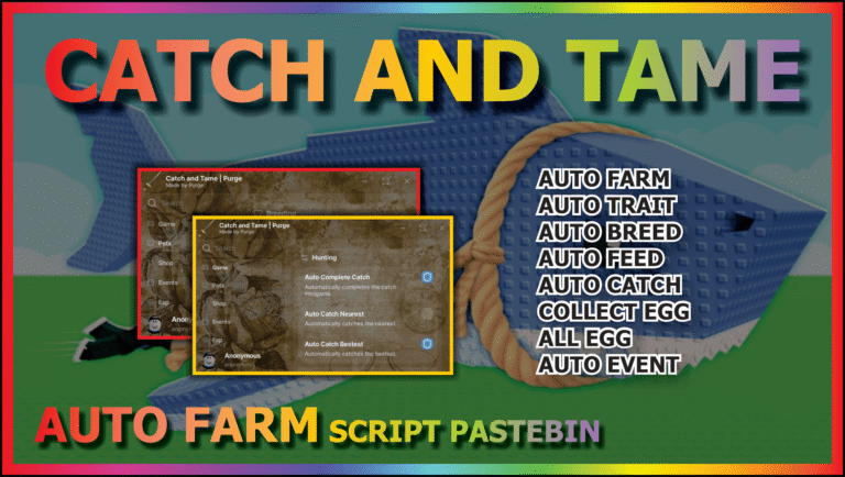 Catch And Tame Script (Purge Hub)